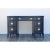 1970s Vintage Chippendale Pedestal Blue Desk For Sale In Miami - Image 6 of 6