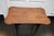 Vintage Queen Anne style side table in a warm, weathered pine finish with a distinctive porringer top with notched and...