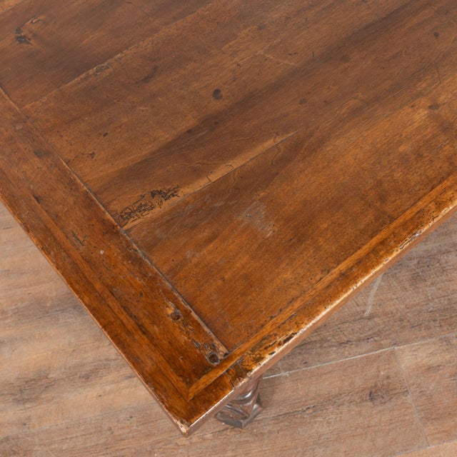 19th Century Danish Oak Side Table With Single Drawer For Sale - Image 6 of 11