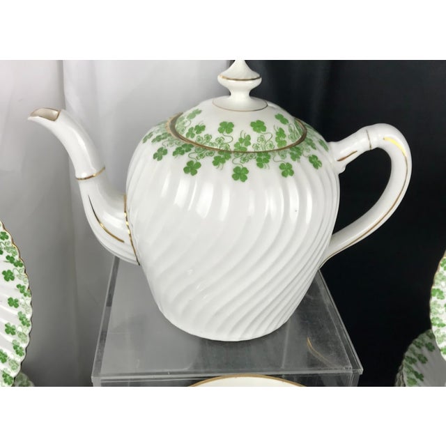 Traditional 1970s Shamrock Luncheon Set - Set of 33 For Sale - Image 3 of 7