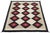 Modern Navajo Style Flatweave Geometric Diamond Wool Rug in Cream 9x12 For Sale - Image 4 of 11
