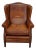 Vintage Dutch Cognac-Colored Leather Club Chair For Sale