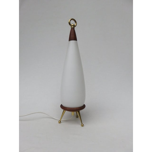 Scandinavian Rocket Tripod Table Lamp, 1950s For Sale - Image 11 of 11
