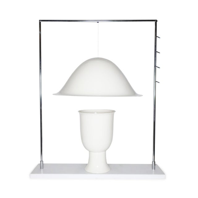 Postmodern Signed Limited Edition Passaggi Table Lamp by Andrea Branzi for Design Gallery Milano For Sale - Image 3 of 12