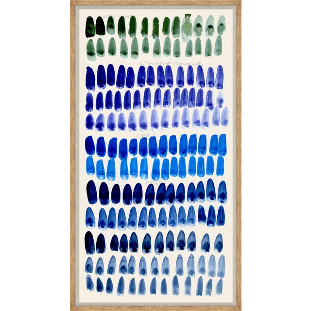 Contemporary Swatch - Rose, Blue and Green by Susan Hable For Sale - Image 3 of 5