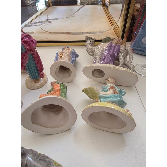 Rustic European Vintage Christmas Nativity Set For Sale - Image 3 of 8