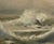 American Early 20th Century Original Paining Stormy Seascape For Sale - Image 3 of 11