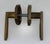 Art Deco Style Reproduction Door Handles & Rosettes - a Pair For Sale - Image 4 of 9