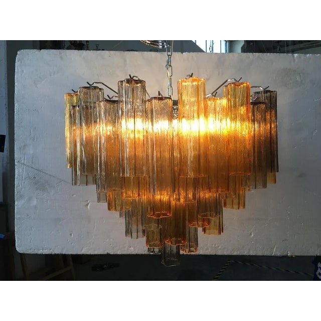 Metal Murano Style Glass Sputnik Chandelier from Simoeng For Sale - Image 7 of 13