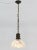 Art Deco Holophane Glass Ceiling Pendant Lamp For Sale - Image 12 of 12