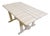 Mid-Century Folding Wooden Riviera Garden Table from Triconfort, 1970s For Sale