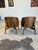 Wood Mid Century Molded Plywood and Black Vinyl Chairs by Kodawood - A Pair For Sale - Image 7 of 7