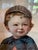 Antique “Mother’s Boy” Mother’s Oats Advertising Chromolithograph in Ornate Victorian Gilt Composition Frame For Sale - Image 10 of 11