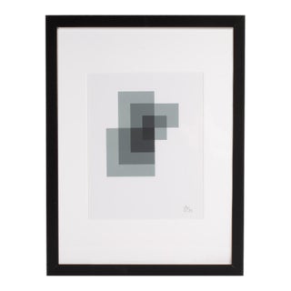 1995 “Konstruktion and Intuition” Serigraph Print by Anton Stankowski For Sale