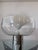 Vintage Glass and Chromed Metal Table Lamp from Leucos, 1970s For Sale - Image 10 of 11
