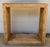 Stylish Organic Modern Woven Banana Accent Table, showroom floor sample