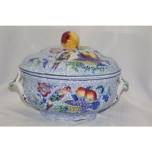 Elevate your table with this elegant **Vintage Spode Copeland George III Covered Vegetable Serving Bowl**, a timeless...