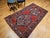 19th Century Antique Cloudband Kazak Area Rug, Hand-Knotted Wool, Geometric Design, Red & Blue, 5' x 8' For Sale - Image 5 of 15