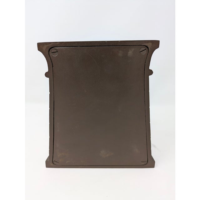 1920s "Egyptian Tomb" Bookends by Bradley & Hubbard For Sale - Image 9 of 9