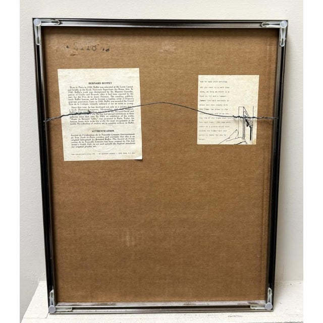 Bernard Buffet “Le Clown JoJo” Mid-Century Lithograph For Sale - Image 11 of 12
