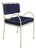 Panarea Armchair in Gelato and Navy Upholstery by Ceraudo For Sale