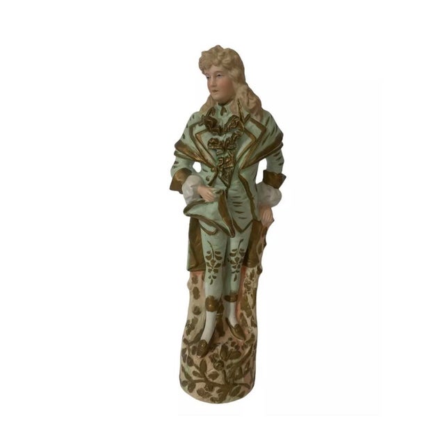 Vintage Large Ceramic Handpainted Figurine Renaissance Style Condition: great pre-owned Dimensions: 13'x3 1/4' If you have...