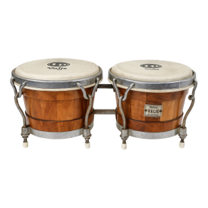 Vintage Jack Costanzo “Valje” Wood Bongos – 9” & 7.5” Latin Percussion Drums