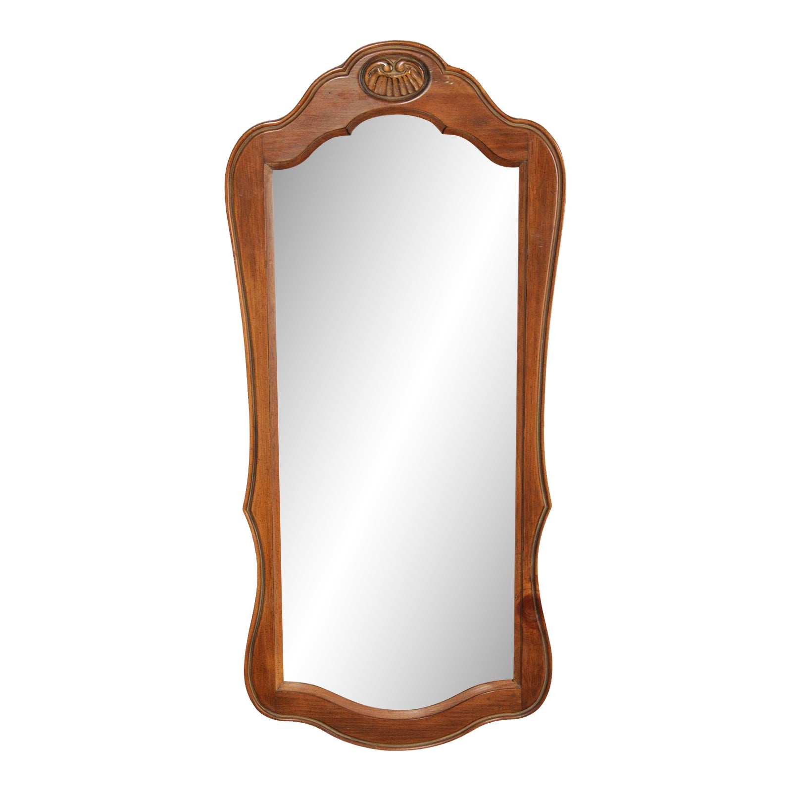 Ethan Allen Country French Style Beveled Wall Mirror Chairish