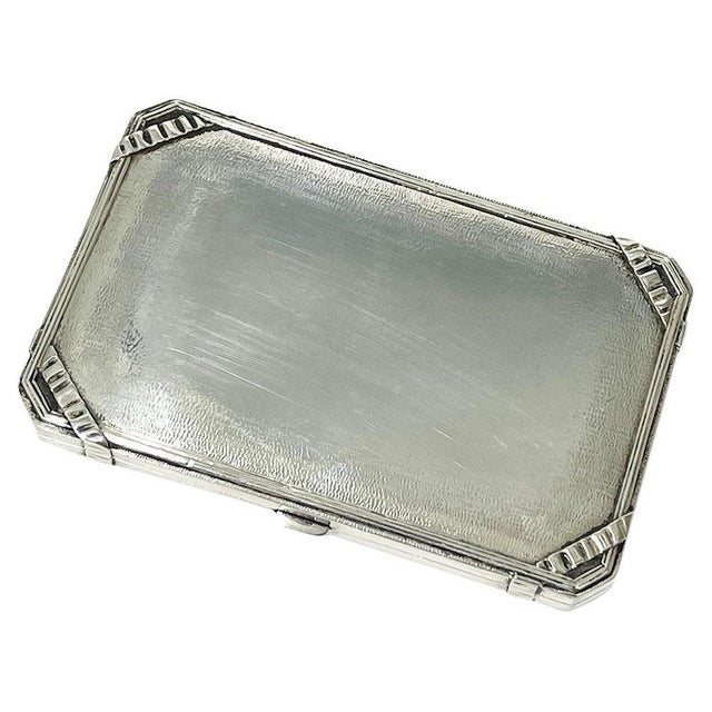 Swiss Silver Card Case by A.D.A.R., 1920s For Sale - Image 9 of 9