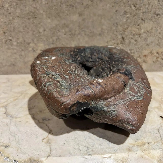 1970s Studio Art Pottery Abstract Vase Sculpture For Sale - Image 4 of 10