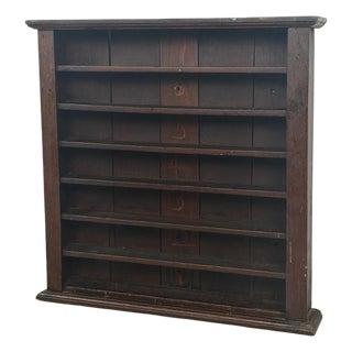 Antique Six-Tier Wooden Billiard Ball Display Rack, Early 20th Century For Sale