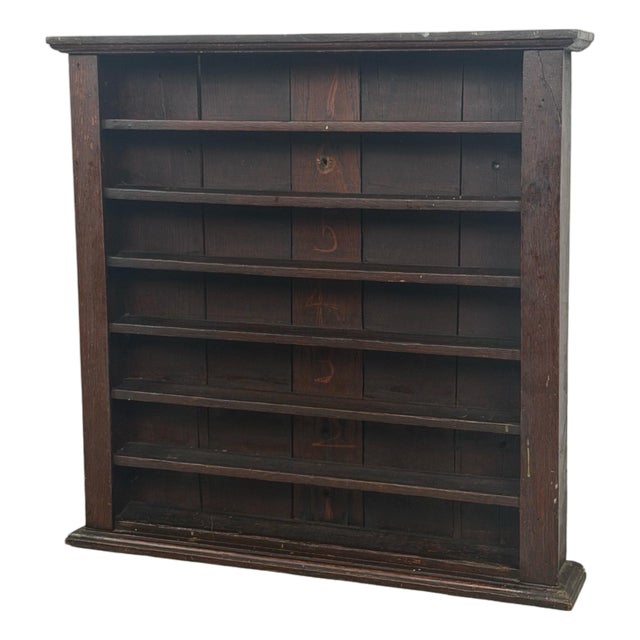 Antique Six-Tier Wooden Billiard Ball Display Rack, Early 20th Century For Sale