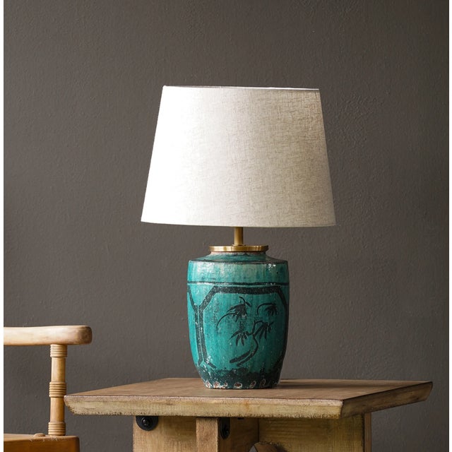 New special order item. Not vintage. The Hunan Province of China is known for its hand-crafted, green-hued clay pots. Our...