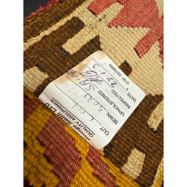 English George Smith Hand Woven Kilim Sofa For Sale - Image 12 of 12