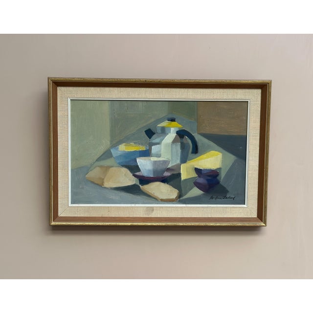 Bo Arne Irehall, Still Life, 1960s, Oil on Canvas, Framed For Sale - Image 8 of 18