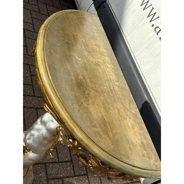 Console Table in Wood For Sale - Image 10 of 12