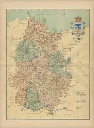 Map of Galicias Ancient Roman Walled City