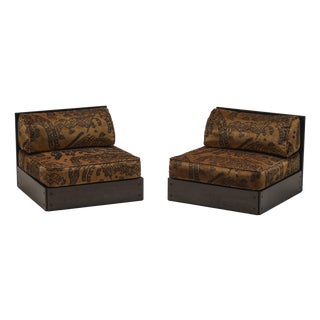 Dedar Lounge Chairs by Rolf Heide for Icf, 1970s, Set of 2 For Sale