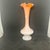 Antique Victorian Satin Peach Art Glass Vase Hand Painted Forget-Me-Nots For Sale - Image 9 of 10