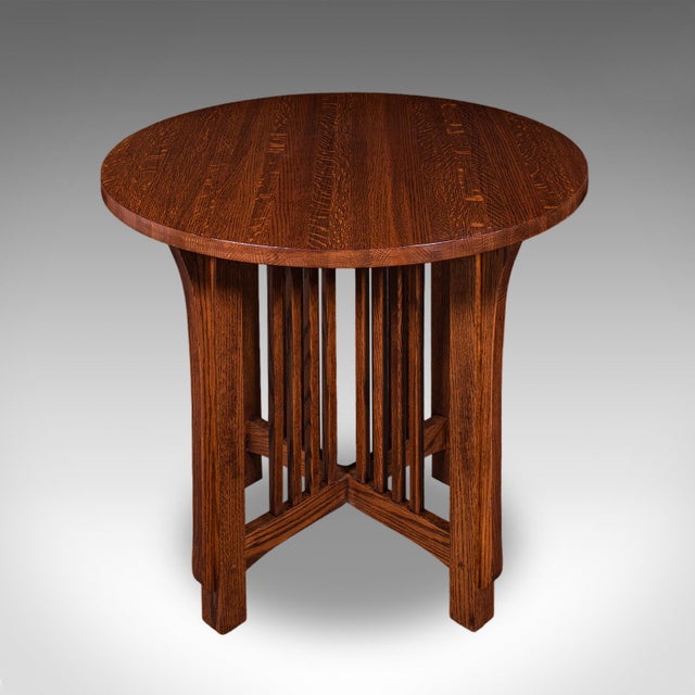 Vintage Cotswold School Centre Table, English, Oak, Occasional, Mission Style For Sale - Image 4 of 10