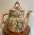 This is a rare Wasmuel Belgian majolica tea set complete with lidded pot, lidded sugar, creamer and six cups and saucers....