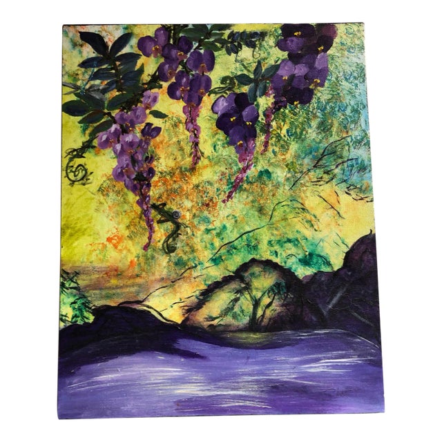 "Spirit of the South Mountain" Original Watercolor Landscape Painting For Sale