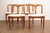 The Juliane teak dining chairs were designed by Johannes Andersen and produced in Denmark by Uldum Møbelfabrik. We offer a...