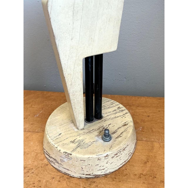 Vintage Mid-Century Modern Double Arm Lamp For Sale - Image 4 of 16