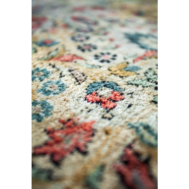 Textile Cashmere Silk Tree of Life Rug For Sale - Image 7 of 11