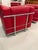 Chrome and Red Leather Club Chairs in the Style of Le Corbusier - A Pair For Sale - Image 9 of 14