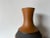 Vintage Organic Brown and Black Matte Glaze Ceramic Vase For Sale In Miami - Image 6 of 13