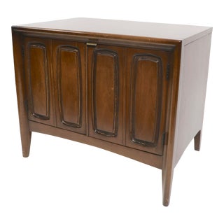 1960s Mid Century 2 Door Cabinet Emphasis by Broyhill For Sale