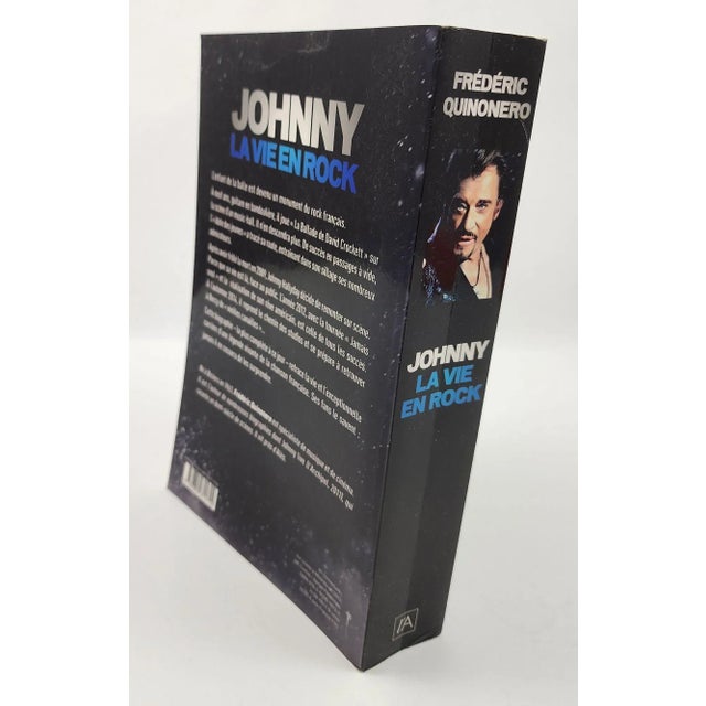 Johnny La Vie en Rock French Edition Paper Back Johnny Hallyday French Rock Star For Sale - Image 4 of 10