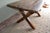 Antique Oak Cross-Legged Table For Sale - Image 6 of 8